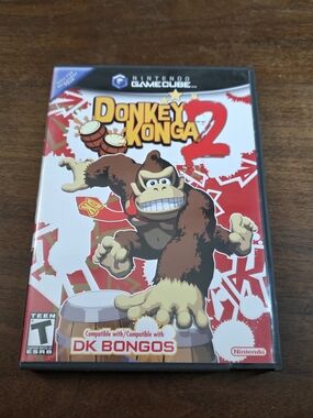 Nintendo GameCube Donkey Konga 2 Game CIB